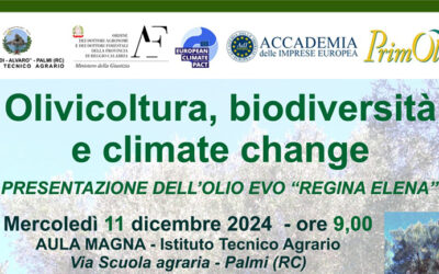 Palmi (RC): Olivicoltura, biodiversità e climate change